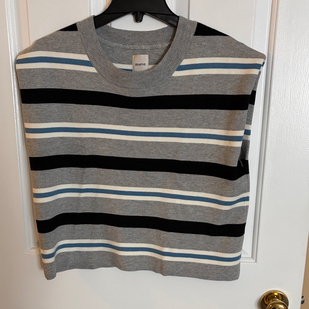 Anthropologie Maeve sweater vest, classic layering piece